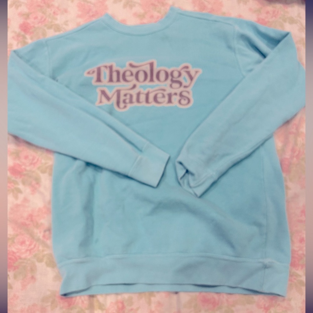 Cyan Crewneck